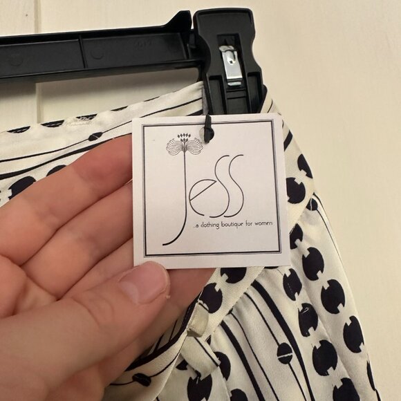 Marella black and white patterned long skirt - Picture 3 of 6